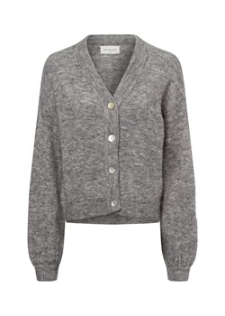 Msch Copenhagen Sweter damski z dzianiny Kobiety Bawełna jasny szary jednolity ze sklepu vangraaf w kategorii Swetry damskie - zdjęcie 177788879
