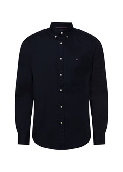 Tommy Hilfiger Męska koszula casual Mężczyźni Regular Fit Bawełna granatowy jednolity ze sklepu vangraaf w kategorii Koszule męskie - zdjęcie 177788887