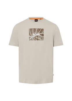 BOSS Orange Koszulka męska - Te_InJungle Mężczyźni Bawełna melanżowy nadruk ze sklepu vangraaf w kategorii T-shirty męskie - zdjęcie 177788938