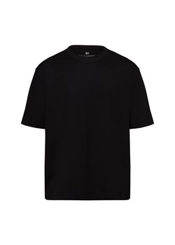 Nils Sundström Koszulka męska Mężczyźni Bawełna czarny jednolity ze sklepu vangraaf w kategorii T-shirty męskie - zdjęcie 177788947