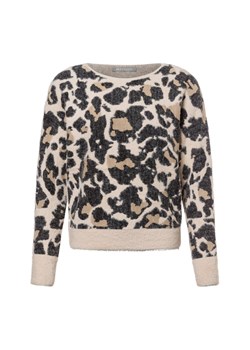 Betty & Co Sweter damski z dzianiny Kobiety beżowy wzorzysty ze sklepu vangraaf w kategorii Swetry damskie - zdjęcie 177789019