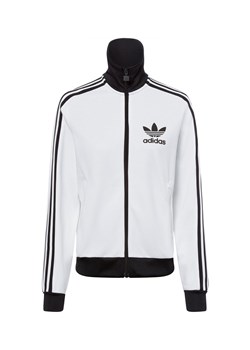 adidas Originals Damska kurtka dresowa Kobiety Bawełna biały wzorzysty ze sklepu vangraaf w kategorii Bluzy damskie - zdjęcie 177789129