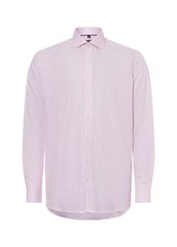 Finshley & Harding Koszula męska Mężczyźni Modern Fit Bawełna różowy jednolity ze sklepu vangraaf w kategorii Koszule męskie - zdjęcie 177789195