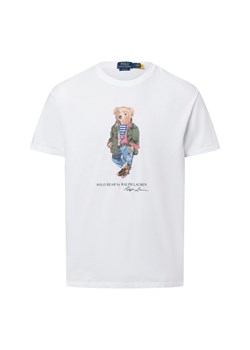 Polo Ralph Lauren Koszulka męska Mężczyźni Bawełna biały nadruk ze sklepu vangraaf w kategorii T-shirty męskie - zdjęcie 177789355