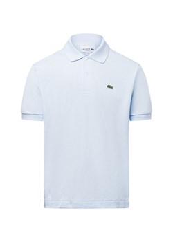 Lacoste Męska koszulka polo Mężczyźni Bawełna jasnoniebieski jednolity ze sklepu vangraaf w kategorii T-shirty męskie - zdjęcie 177789369