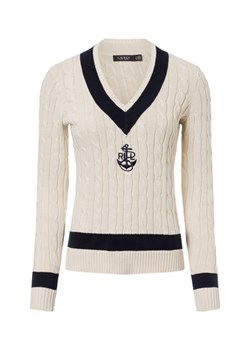 Lauren Ralph Lauren Sweter damski Kobiety Bawełna écru w paski ze sklepu vangraaf w kategorii Swetry damskie - zdjęcie 177789405