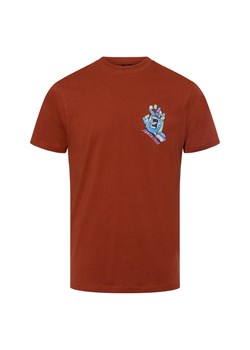 Santa Cruz Koszulka męska Mężczyźni Bawełna czekoladowy jednolity ze sklepu vangraaf w kategorii T-shirty męskie - zdjęcie 177789449