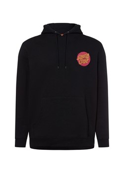 Santa Cruz Męski sweter z kapturem Mężczyźni Bawełna czarny wzorzysty ze sklepu vangraaf w kategorii Bluzy męskie - zdjęcie 177789457