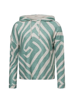 Street One Damski sweter z kapturem Kobiety Sztuczne włókno seledynowy wzorzysty ze sklepu vangraaf w kategorii Bluzki damskie - zdjęcie 177789506