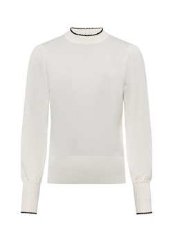 zero Sweter damski z dzianiny Kobiety wiskoza écru jednolity ze sklepu vangraaf w kategorii Swetry damskie - zdjęcie 177789549