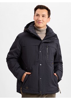 Camel Active Męska kurtka funkcjonalna Mężczyźni granatowy jednolity ze sklepu vangraaf w kategorii Kurtki męskie - zdjęcie 177789776