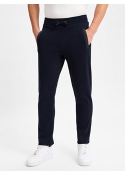 Andrew James Męskie spodnie do biegania Mężczyźni granatowy jednolity ze sklepu vangraaf w kategorii Spodnie męskie - zdjęcie 177789956