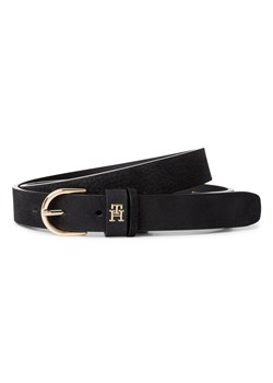 Tommy Hilfiger Pasek damski Kobiety skóra czarny jednolity ze sklepu vangraaf w kategorii Paski damskie - zdjęcie 177790139