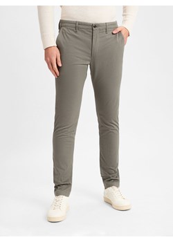 Tommy Hilfiger Chino - Bleecker Mężczyźni Bawełna szary jednolity ze sklepu vangraaf w kategorii Spodnie męskie - zdjęcie 177790205