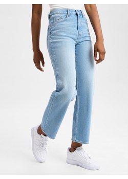 Tommy Jeans Dżinsy o prostym kroju - Layla Kobiety Bawełna light stone jednolity ze sklepu vangraaf w kategorii Jeansy damskie - zdjęcie 177790237