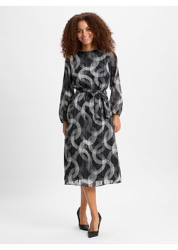 More & More Sukienka damska Kobiety Sztuczne włókno czarny wzorzysty ze sklepu vangraaf w kategorii Sukienki - zdjęcie 177790696