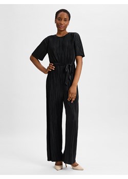 Nümph Kombinezon damski - Nucassy Kobiety czarny jednolity ze sklepu vangraaf w kategorii Kombinezony damskie - zdjęcie 177790808