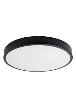 Czarny duży plafon LED okrągły 60 cm - A603-Liptos ze sklepu Edinos.pl w kategorii Lampy sufitowe - zdjęcie 177791779