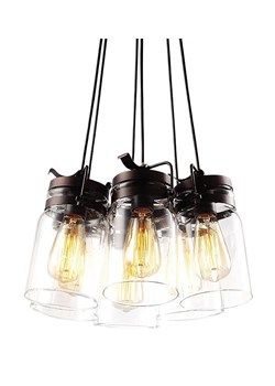 Nowoczesna lampa wisząca z 6 szklanymi kloszami - 15X A782 L3-A40 ze sklepu Edinos.pl w kategorii Lampy wiszące - zdjęcie 177792079