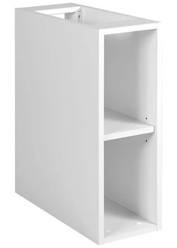 Biała wąska półka łazienkowa 20 cm T0-S43 ze sklepu Edinos.pl w kategorii Szafki i regały łazienkowe - zdjęcie 177792125