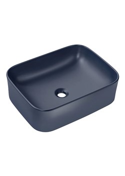 Granatowa ceramiczna umywalka nablatowa D1-P45 ze sklepu Edinos.pl w kategorii Łazienka - zdjęcie 177792147