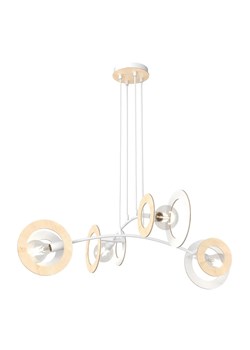 Biała lampa wisząca z czterema punktami światła - 10X D158 R0-E73 ze sklepu Edinos.pl w kategorii Lampy wiszące - zdjęcie 177792447