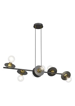 Czarno-złota nowoczesna lampa wisząca - D159 R8-H70 ze sklepu Edinos.pl w kategorii Lampy wiszące - zdjęcie 177792465
