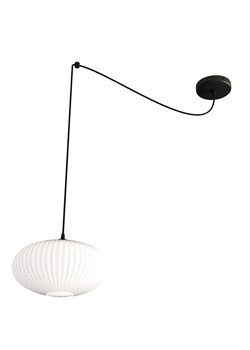 Nowoczesna lampa wisząca pająk z mlecznym kloszem - D169 B5-S43 ze sklepu Edinos.pl w kategorii Lampy wiszące - zdjęcie 177792536