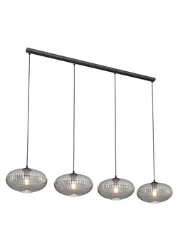 Industrialna lampa wisząca z grafitowymi kloszami - 3X D174 T4-C96 ze sklepu Edinos.pl w kategorii Lampy wiszące - zdjęcie 177792567