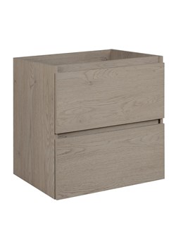 Wisząca szafka łazienkowa ciemny dąb 60 cm R6-D50 ze sklepu Edinos.pl w kategorii Szafki i regały łazienkowe - zdjęcie 177792818