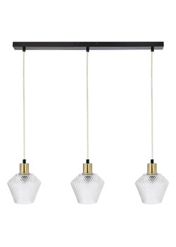 Nowoczesna lampa wisząca z kryształowymi kloszami - D273 T5-A99 ze sklepu Edinos.pl w kategorii Lampy wiszące - zdjęcie 177793145