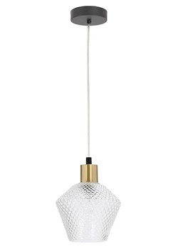 Nowoczesna lampa wisząca z kryształowym kloszem - D271 D8-F53 - id: 48464 - marki Candellux - 177793147 Nowoczesna lampa wisząca z kryształowym kloszem - D271 D8-F53 ze sklepu Edinos.pl w kategorii Lampy wiszące - zdjęcie 177793147