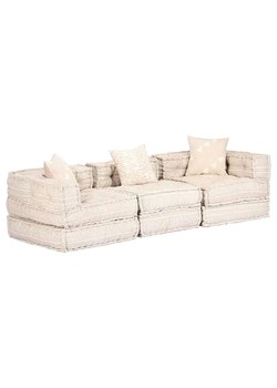 Trzyosobowa beżowa sofa modułowa - Montanex 5D ze sklepu Edinos.pl w kategorii Sofy i kanapy - zdjęcie 177793686