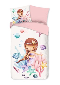 Pure Komplet pościeli &quot;Lucy&quot; w kolorze biało-jasnoróżowym z mikrofibry ze sklepu Limango Polska w kategorii Pościel dziecięca - zdjęcie 177797359