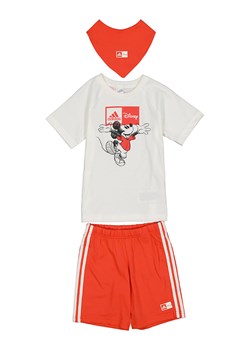 adidas 3-częściowy zestaw w kolorze czerwono-białym ze sklepu Limango Polska w kategorii Komplety dziewczęce - zdjęcie 177798057