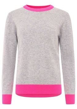 Zwillingsherz Kaszmirowy sweter w kolorze szaro-różowym ze sklepu Limango Polska w kategorii Swetry damskie - zdjęcie 177798878