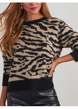 LA Angels Sweter w kolorze beżowo-czarnym ze sklepu Limango Polska w kategorii Swetry damskie - zdjęcie 177799737