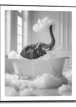 Orangewallz Druk artystyczny "Bubbling Elephant" w ramce ze sklepu Limango Polska w kategorii Obrazy - zdjęcie 177800019
