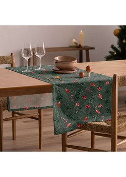 Mint Rugs Bieżnik "Christmas Maison" w kolorze zielono-czerwonym ze sklepu Limango Polska w kategorii Obrusy i bieżniki - zdjęcie 177800227