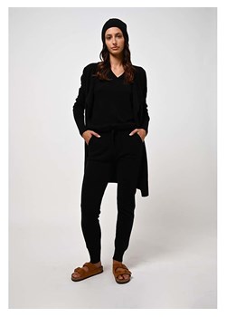 AUTHENTIC CASHMERE Kaszmirowy kardigan &quot;Chésery&quot; w kolorze czarnym ze sklepu Limango Polska w kategorii Swetry damskie - zdjęcie 177800255