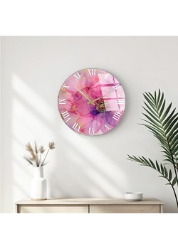 ABERTO DESIGN Zegar ścienny w kolorze różowym - Ø 40 cm ze sklepu Limango Polska w kategorii Zegary - zdjęcie 177801089