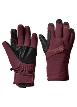 Jack Wolfskin Rękawiczki funkcyjne &quot;Alpspitze Merino&quot; w kolorze czerwonym ze sklepu Limango Polska w kategorii Rękawiczki damskie - zdjęcie 177802896