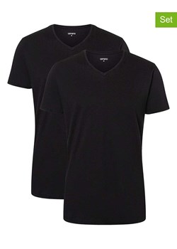 camano Koszulki (2 szt.) w kolorze czarnym ze sklepu Limango Polska w kategorii T-shirty męskie - zdjęcie 177803218