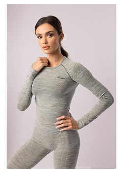 Spaio Koszulka sportowa &quot;Melange&quot; w kolorze khaki ze sklepu Limango Polska w kategorii Bluzki damskie - zdjęcie 177803327