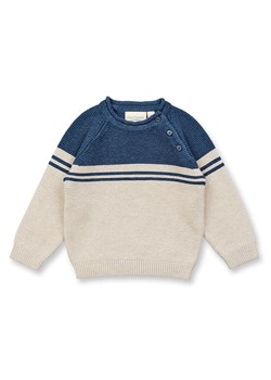 Sense Organics Sweter &quot;Victor&quot; w kolorze beżowo-granatowym ze sklepu Limango Polska w kategorii Bluzy i swetry - zdjęcie 177804835
