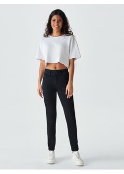 LTB Dżinsy &quot;Molly Super High&quot; - Slim fit - w kolorze czarnym ze sklepu Limango Polska w kategorii Jeansy damskie - zdjęcie 177805135