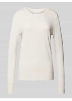 Sweter z dzianiny z okrągłym dekoltem ze sklepu Peek&Cloppenburg  w kategorii Swetry damskie - zdjęcie 177805839