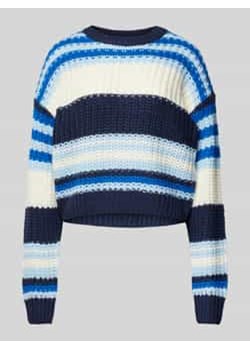 Sweter z dzianiny z obniżonymi ramionami model ‘CHARLIE’ ze sklepu Peek&Cloppenburg  w kategorii Swetry damskie - zdjęcie 177809706