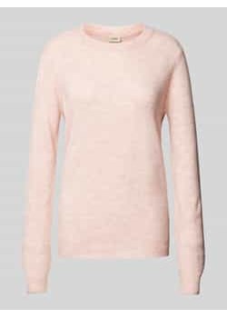Sweter z dzianiny z okrągłym dekoltem model ‘Rellis’ ze sklepu Peek&Cloppenburg  w kategorii Swetry damskie - zdjęcie 177810966