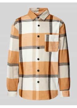 Koszula casualowa regular fit z kołnierzykiem typu kent ze sklepu Peek&Cloppenburg  w kategorii Koszule męskie - zdjęcie 177811179